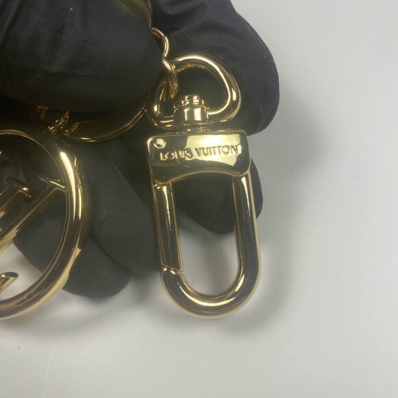 Louis Vuitton Gold Key Chain Bag Charm Porte Cles Circle M68000 - Picture 3 of 6